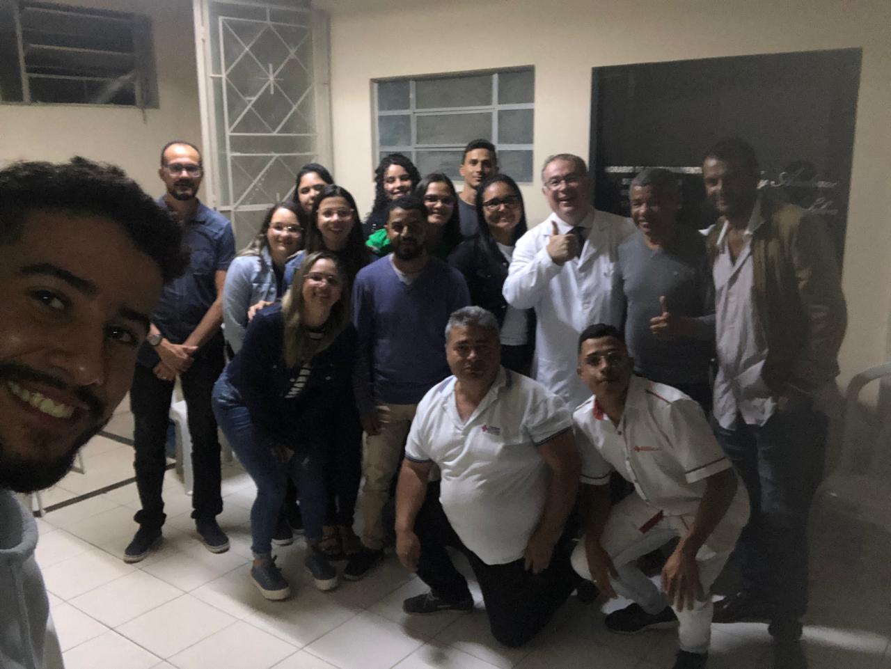 Equipe após treinamento