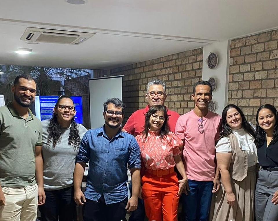 Equipe após treinamento de gestão de pessoas